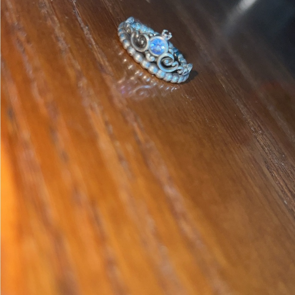 Cinderella tiara engagement ring